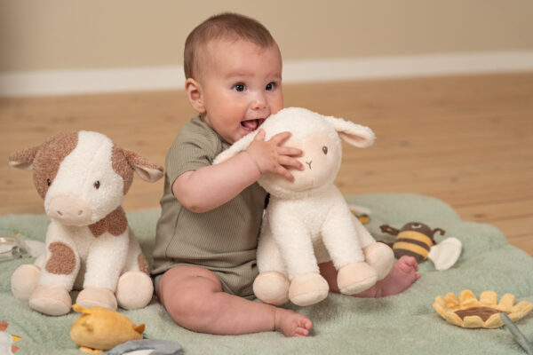 Peluche mucca 25 cm Little Farm